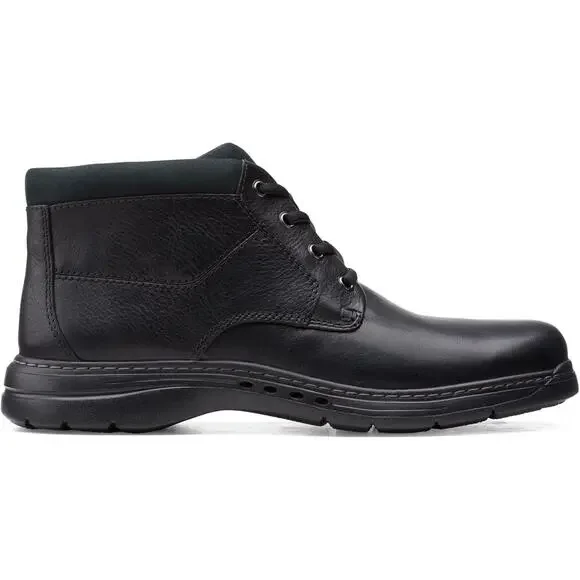 NWT Clarks Men's Un Brawley Pace Oxford, Black Leather, 14